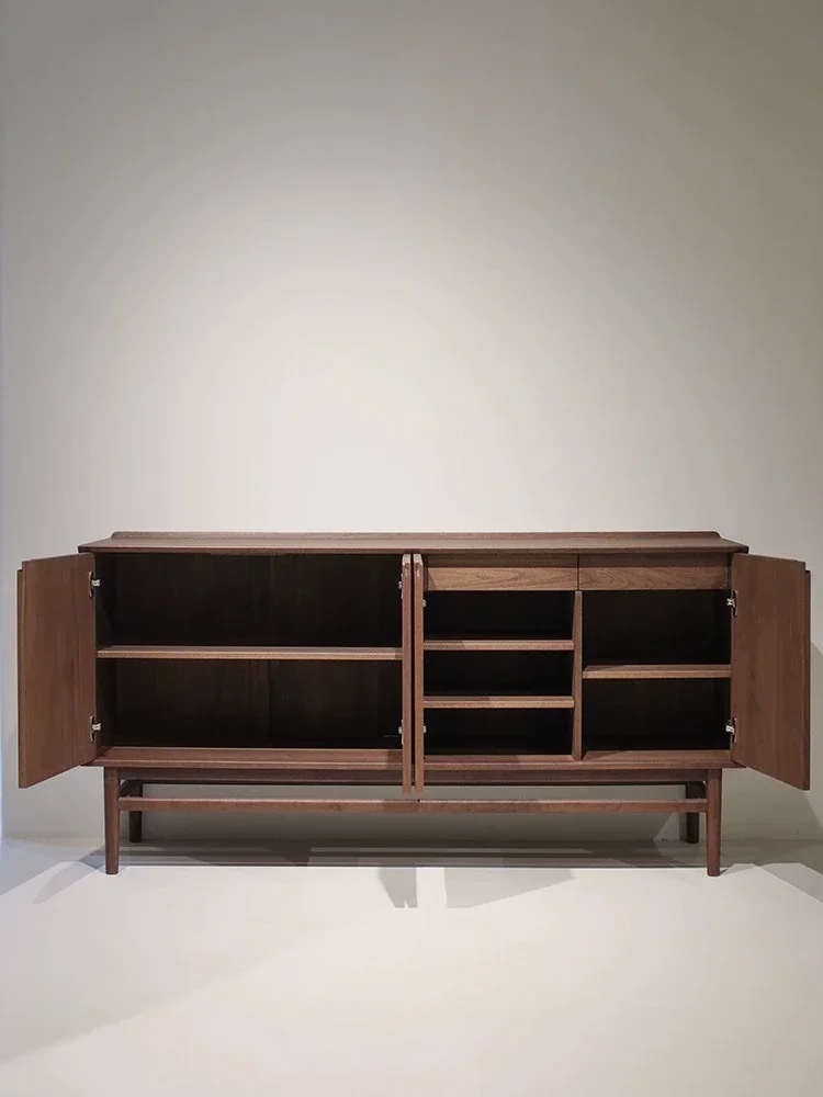 Italian modern North American walnut dining side cabinet solid wood high-end feeling wall locker medium antique floor cabinet
Italian modern North American walnut dining side cabinet solid wood high-end feeling wall locker medium antique floor cabinet