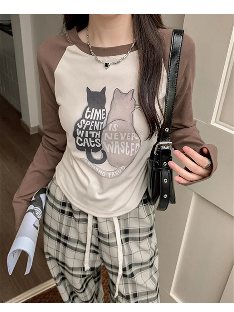 Autumn Women T Shirt Girls T-Shirt Woman Clothes Tops Cotton Slim Tshirt Female Long Sleeve Crop Top Y2k Spring Tee Sexy White
Autumn Women T Shirt Girls T-Shirt Woman Clothes Tops Cotton Slim Tshirt Female Long Sleeve Crop Top Y2k Spring Tee Sexy White