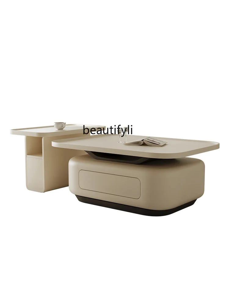 Cream coffee table simple environmentally friendly paint table mini square coffee table cream style living room
Cream coffee table simple environmentally friendly paint table mini square coffee table cream style living room