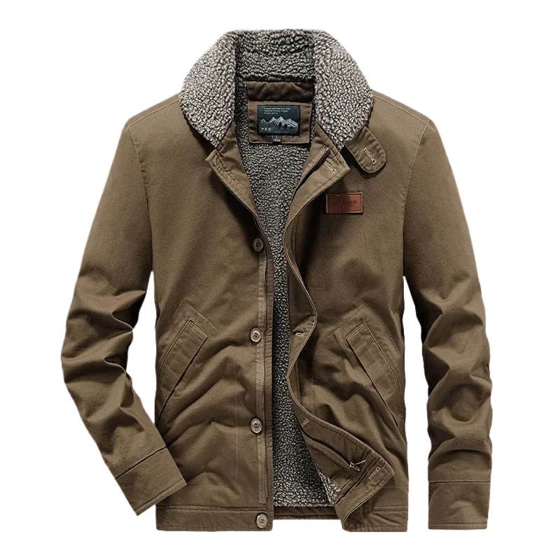 Men's Autumn Winter Lamb Fur Jackets Fashion Casual Thicken Jacket Military Warm Overcoat Male Cotton Fleece Zipper Outdoor Coat
Men's Autumn Winter Lamb Fur Jackets Fashion Casual Thicken Jacket Military Warm Overcoat Male Cotton Fleece Zipper Outdoor Coat