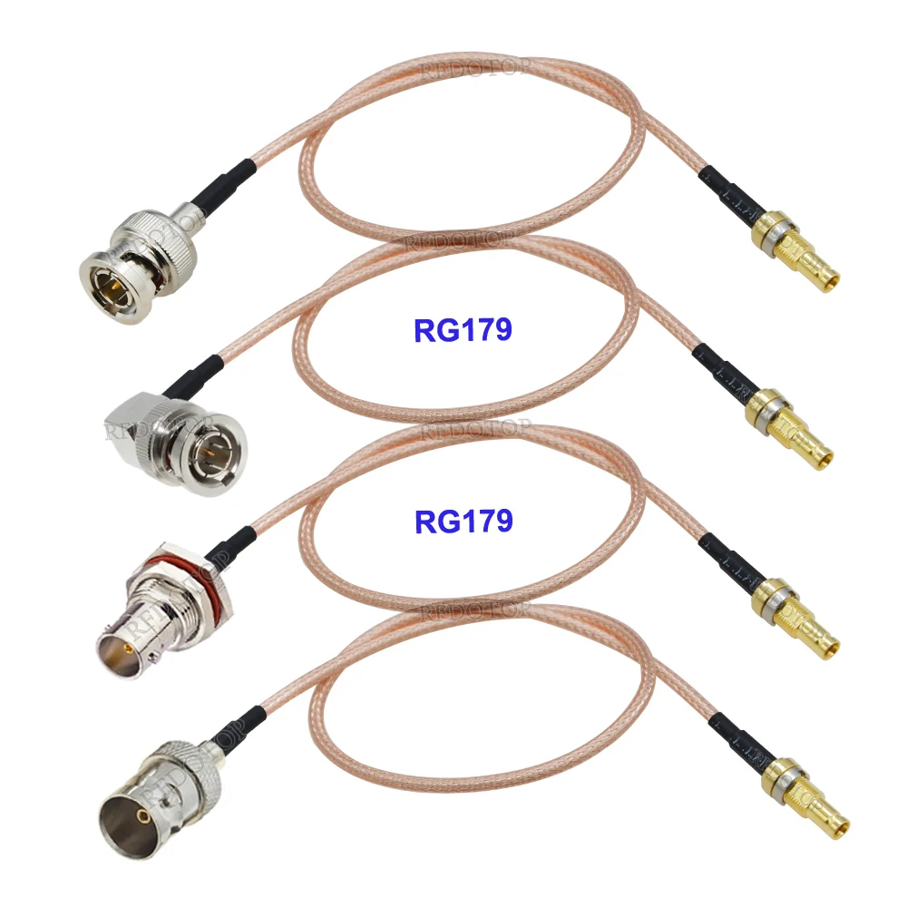RG-179 CC4 1.0/2.3 Female Jack to BNC Female Jack Connector RF RG179 Coaxial Cable HD SDI 75ohm for Blackmagic HyperDeck Shuttle
RG-179 CC4 1.0/2.3 Female Jack to BNC Female Jack Connector RF RG179 Coaxial Cable HD SDI 75ohm for Blackmagic HyperDeck Shuttle