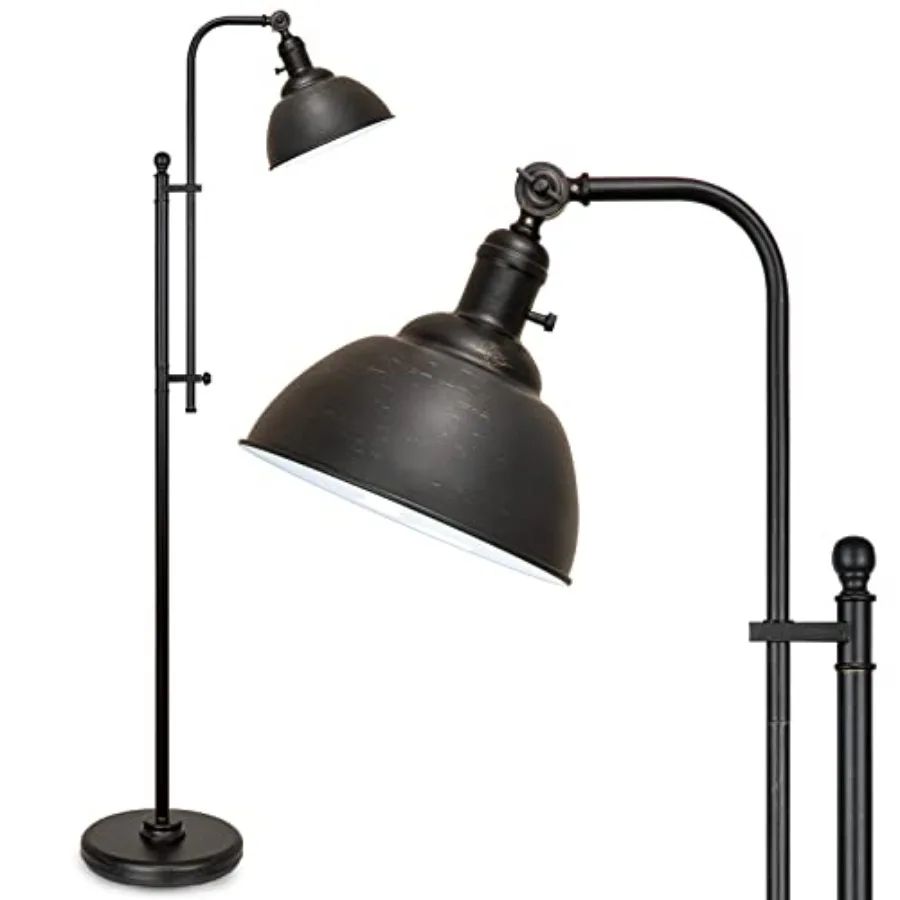 Industrial Floor Lamp, Aged Bronze Rustic Standing Lamp with 3 Color Temperatures, Adjustable Height and Head Farmhouse Reading
Industrial Floor Lamp, Aged Bronze Rustic Standing Lamp with 3 Color Temperatures, Adjustable Height and Head Farmhouse Reading