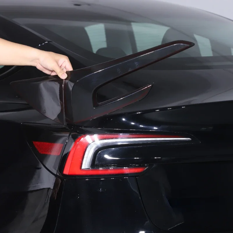 For Tesla Model 3 2023-24 ABS Blackened Car Rear Lamp Shade Brake Indicator Light Reversing Lamp Tail Lamp Cover Car Accessories
For Tesla Model 3 2023-24 ABS Blackened Car Rear Lamp Shade Brake Indicator Light Reversing Lamp Tail Lamp Cover Car Accessories