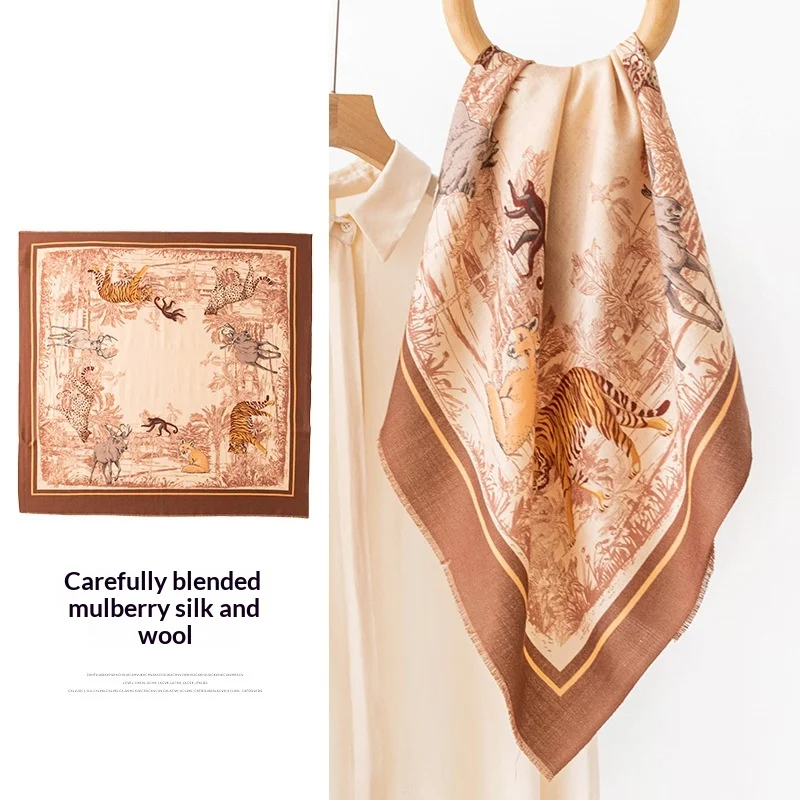 Scarf, spring and summer thin French light luxury, high-end, double-sided wool silk scarf, air conditioning shawl
Scarf, spring and summer thin French light luxury, high-end, double-sided wool silk scarf, air conditioning shawl