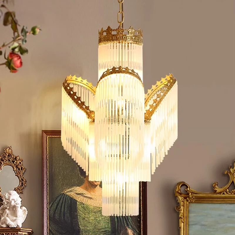 French Copper Pendant Lamps European Vintage Tassels Hanging Pendant Lights Fixture Bedroom Dining Room Home Indoor Lighting
French Copper Pendant Lamps European Vintage Tassels Hanging Pendant Lights Fixture Bedroom Dining Room Home Indoor Lighting