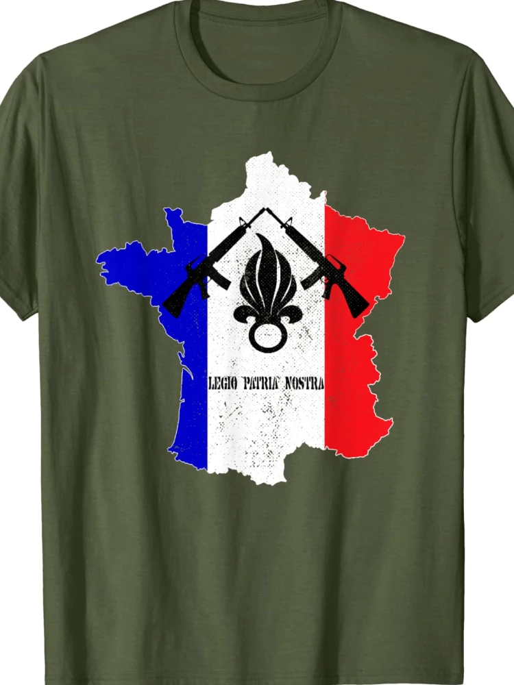 France Légion Étrangère, Legio Patria Nostra Men T-Shirt Short Sleeve Casual 100% Cotton T Shirt
France Légion Étrangère, Legio Patria Nostra Men T-Shirt Short Sleeve Casual 100% Cotton T Shirt