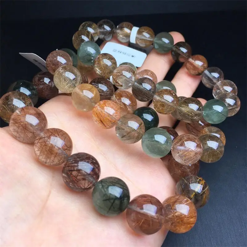 13MM Natural Colored Hair Quartz Bead Bracelet Crystal Reiki Healing Stone Fashion Jewelry Gifting Gift For Women 1PCS
13MM Natural Colored Hair Quartz Bead Bracelet Crystal Reiki Healing Stone Fashion Jewelry Gifting Gift For Women 1PCS