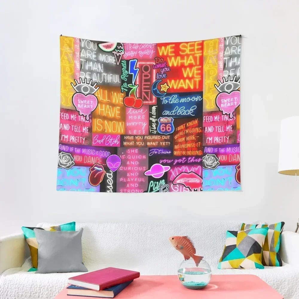 Neon Signs Vibes Collage Tapestry Decor Home Home Decorating Wall Decor Home Decorations Tapestry
Neon Signs Vibes Collage Tapestry Decor Home Home Decorating Wall Decor Home Decorations Tapestry