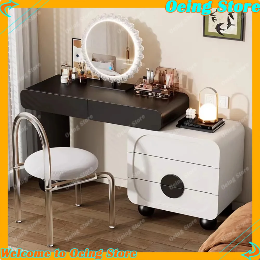 European Nordic Dressing Table Luxury Light Girls White Dressing Table Mirror Bedroom Makeup Mirror Coifeuse Chambre Furniture
European Nordic Dressing Table Luxury Light Girls White Dressing Table Mirror Bedroom Makeup Mirror Coifeuse Chambre Furniture
