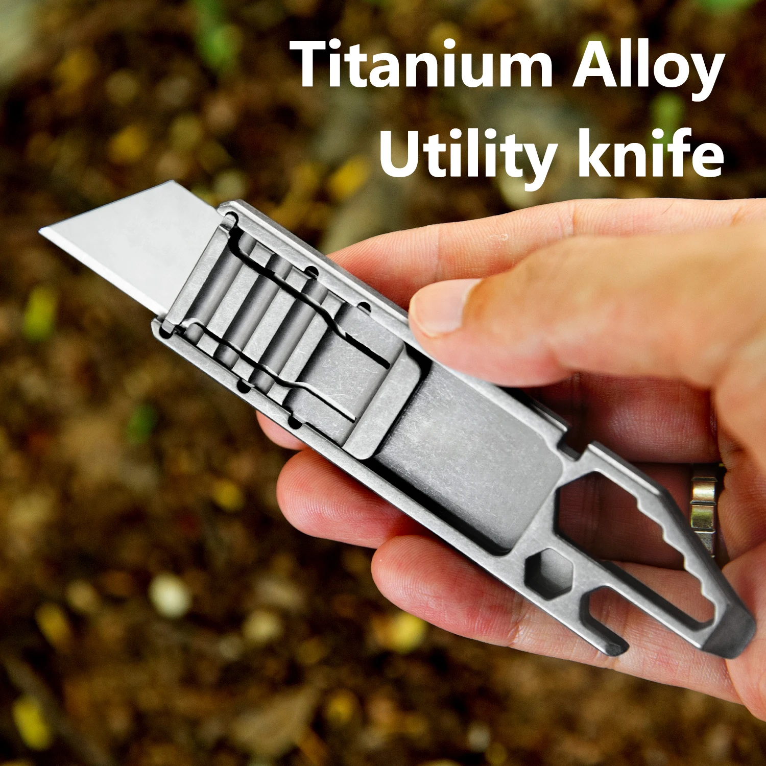 Multifunctional Titanium Alloy Utility Knife Detachable Blade Manual Cutting Tool Plant Graft Outdoor Bottle Opener
Multifunctional Titanium Alloy Utility Knife Detachable Blade Manual Cutting Tool Plant Graft Outdoor Bottle Opener