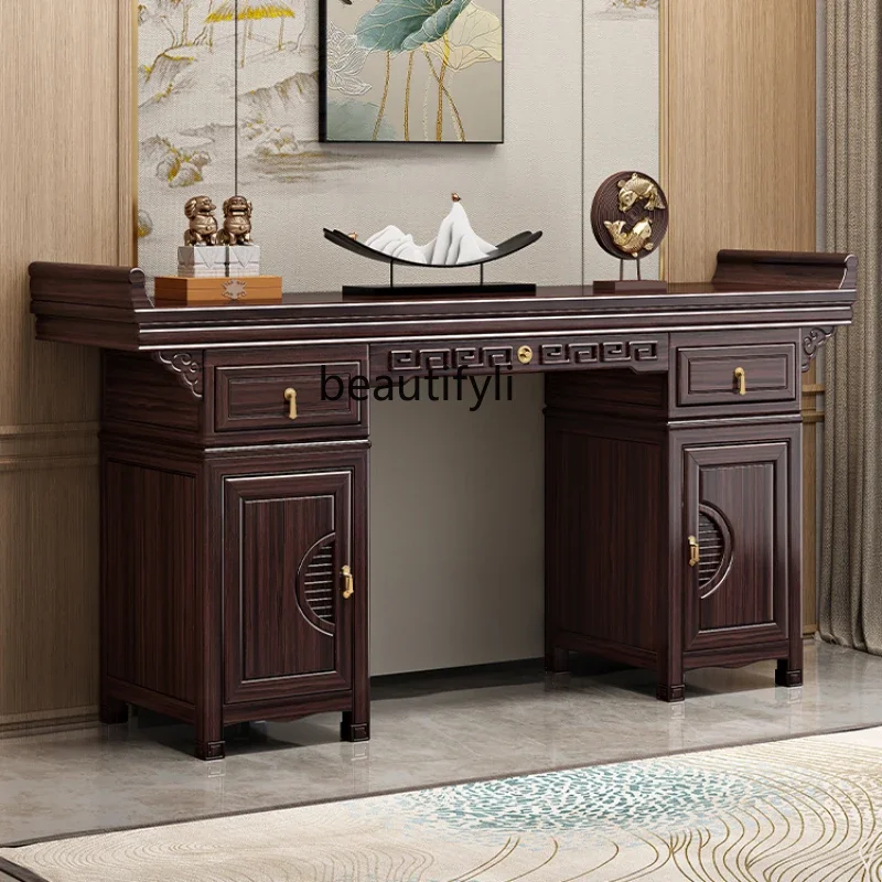 A15 New Chinese Style Old-Fashioned Square for Eight People Middle Hall Six-Piece Set a Long Narrow Solid Wood Strip Living
A15 New Chinese Style Old-Fashioned Square for Eight People Middle Hall Six-Piece Set a Long Narrow Solid Wood Strip Living