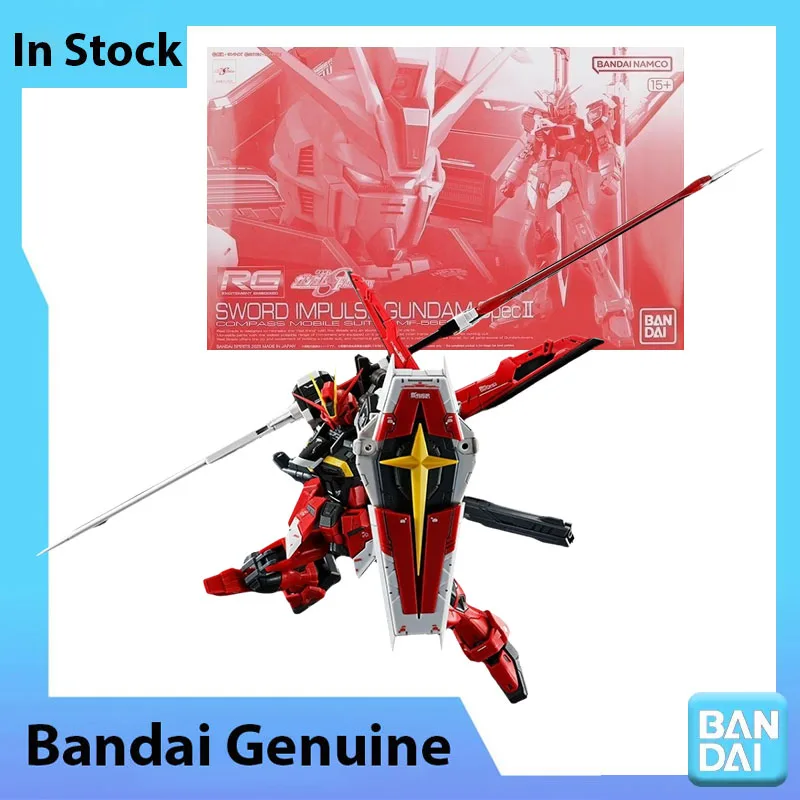 Bandai 100% Genuine Gundam Model Kit RG 1/144 Sword Impulse Gundam SpecII Anime Action Figure Collection Assembly Model Toys
Bandai 100% Genuine Gundam Model Kit RG 1/144 Sword Impulse Gundam SpecII Anime Action Figure Collection Assembly Model Toys