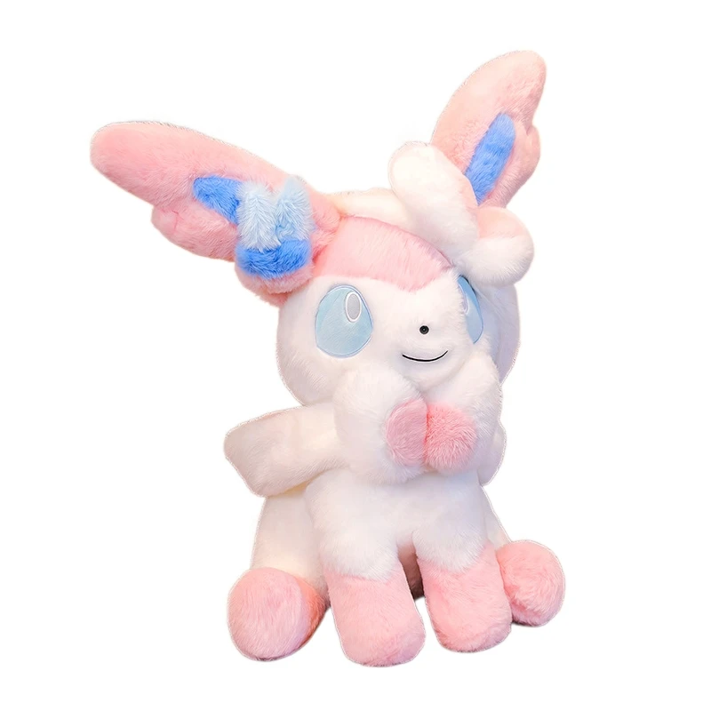 Large Size Pokemon Sylveon Plush Pillow Toy 40-60cm Kawaii Eevee Evolution Stuffed Animal Soft Doll Cute Gift for Kids
Large Size Pokemon Sylveon Plush Pillow Toy 40-60cm Kawaii Eevee Evolution Stuffed Animal Soft Doll Cute Gift for Kids