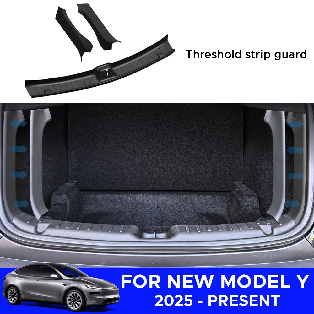For Tesla New Model Y LAUNCH 2025 Juniper 2025+ Trunk Threshold Strip TPE Anti Scratch Protection Lid 
For Tesla New Model Y LAUNCH 2025 Juniper 2025+ Trunk Threshold Strip TPE Anti Scratch Protection Lid