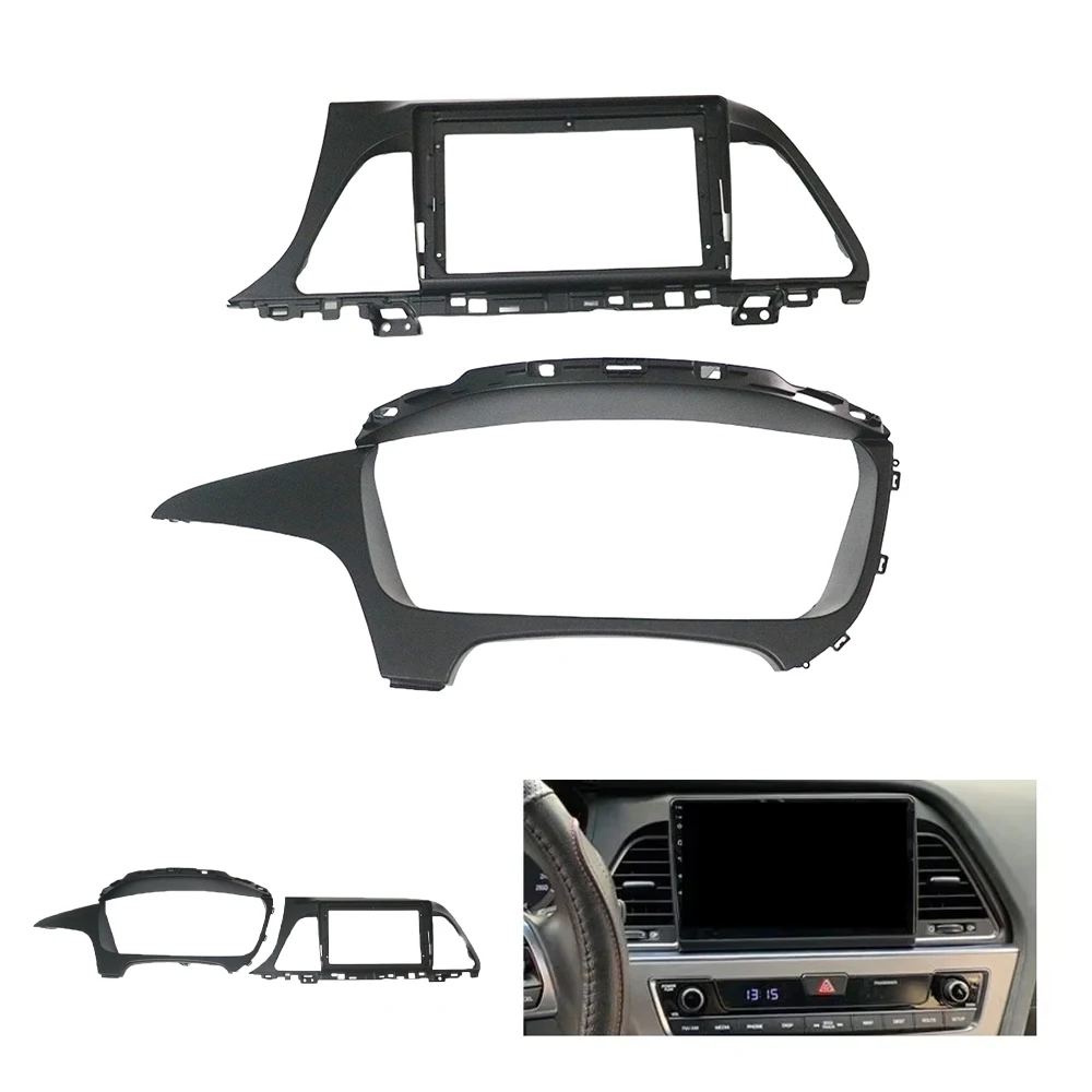 For HYUDAI SONATA 2015-2018 9 INCH Dashboard frame Car navigation panel interior frame for car radio other interior accessories
For HYUDAI SONATA 2015-2018 9 INCH Dashboard frame Car navigation panel interior frame for car radio other interior accessories