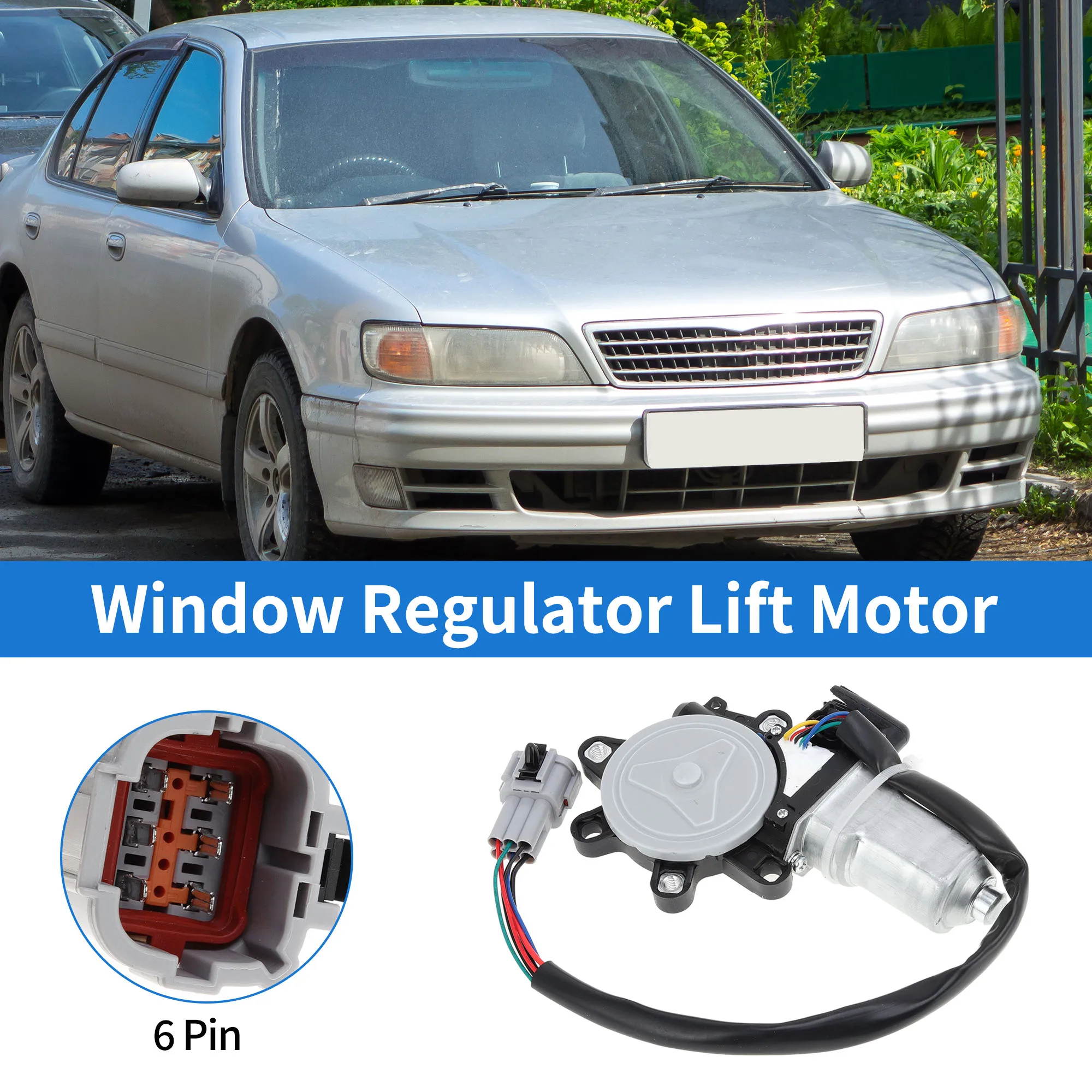 UXCELL No.742508/807302Y000 Power Window Regulator Lift Motor for Nissan Maxima 00-03
UXCELL No.742508/807302Y000 Power Window Regulator Lift Motor for Nissan Maxima 00-03