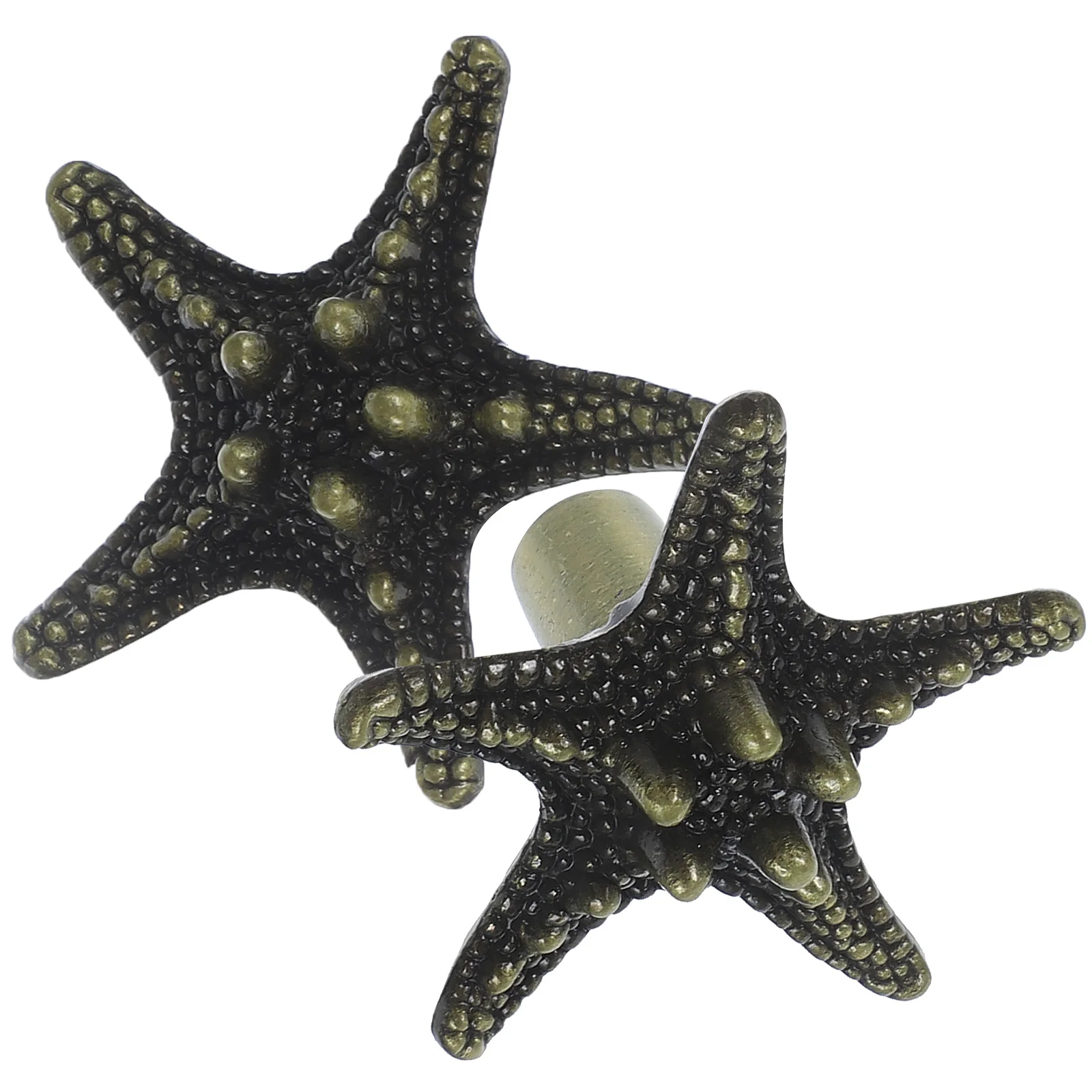 2 Pcs Zinc Alloy Sea Star Shaped Drawer Knobs Bronze Finish Cabinet Hardware for Wardrobes Dressers Cupboards Bookcases
2 Pcs Zinc Alloy Sea Star Shaped Drawer Knobs Bronze Finish Cabinet Hardware for Wardrobes Dressers Cupboards Bookcases