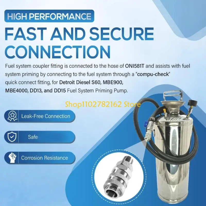 547B System Coupler Fitting Connection to for Compu-Check Coupler Fitting Easy Installation for MBE4000 Quick
547B System Coupler Fitting Connection to for Compu-Check Coupler Fitting Easy Installation for MBE4000 Quick
