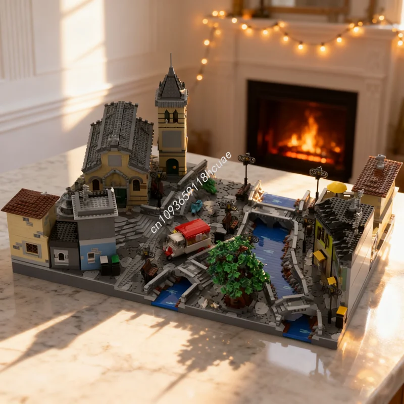 9179 шт. MOC, итальянская деревня, городская модель, строительные блоки, игрушки, архитектура, сделай сам, образовательный кирпич, детские рождественские подарки на день рождения
9179 шт. MOC, итальянская деревня, городская модель, строительные блоки, игрушки, архитектура, сделай сам, образовательный кирпич, детские рождественские подарки на день рождения