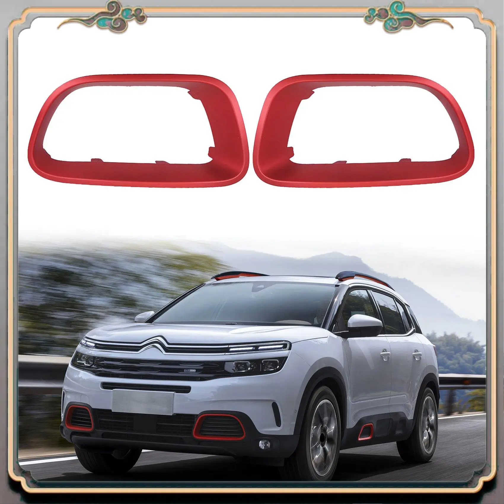 A73Q-2Pcs Front Left Right Bumper Lower Center Grill Side Grilles Cover Trim For Citroen C5 Aircross 2017-2021
A73Q-2Pcs Front Left Right Bumper Lower Center Grill Side Grilles Cover Trim For Citroen C5 Aircross 2017-2021