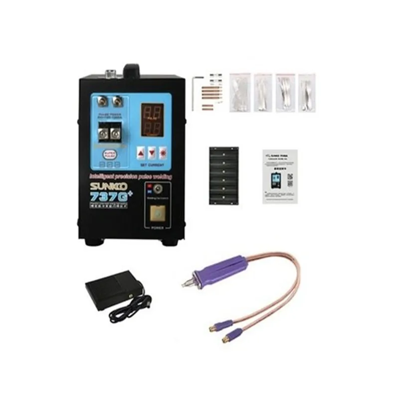 Hot Sale Sunkko 110V 220V 737G+ Spot Welding Machine Spot welder with S-70BN Welding Pen for Pure Nickel Battery
Hot Sale Sunkko 110V 220V 737G+ Spot Welding Machine Spot welder with S-70BN Welding Pen for Pure Nickel Battery