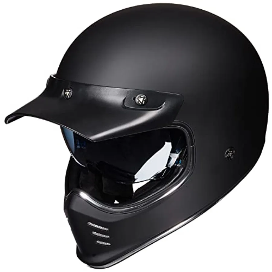 Vintage full face motorcycle helmet for adults, men, inner visor, compatible with moped ATV cruiser scooter, DOT/ECE certified,
Vintage full face motorcycle helmet for adults, men, inner visor, compatible with moped ATV cruiser scooter, DOT/ECE certified,