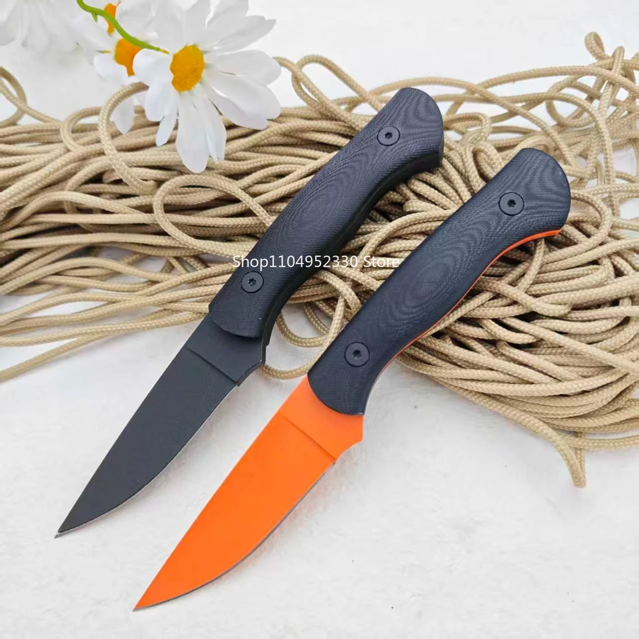 Нож для кемпинга и активного отдыха - рукоять G10, лезвие 8Cr13Mov, фиксированный нож для мужчин, снаряжение для приключений и походов
Нож для кемпинга и активного отдыха - рукоять G10, лезвие 8Cr13Mov, фиксированный нож для мужчин, снаряжение для приключений и походов