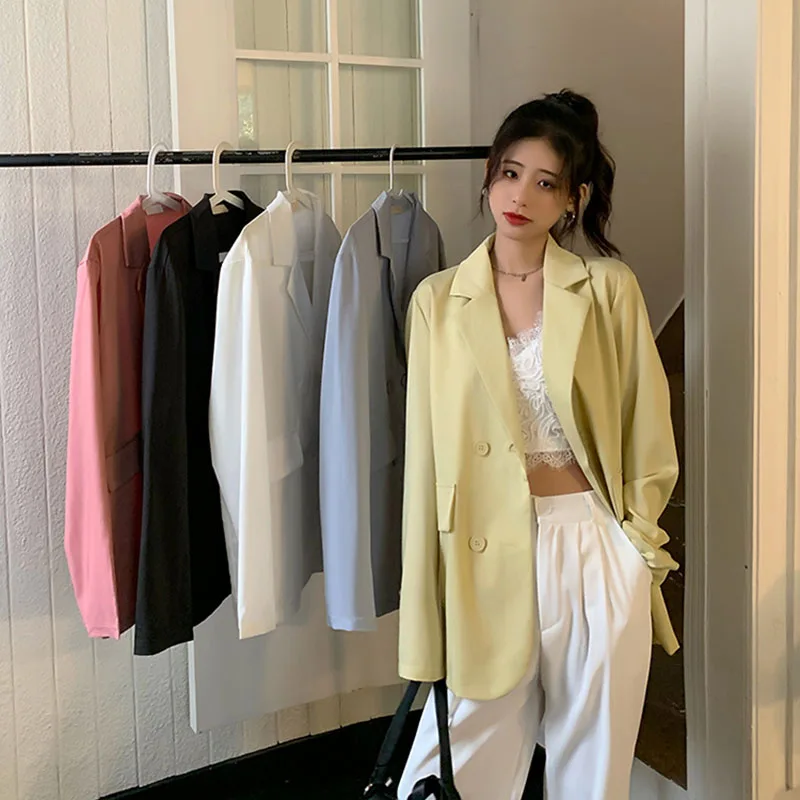 4XL Plus Size Women Thin Suits 2022 Spring New Casual Suit Coat Female Loose Long-Sleeved Jacket Streetwear Double-Breasted Top
4XL Plus Size Women Thin Suits 2022 Spring New Casual Suit Coat Female Loose Long-Sleeved Jacket Streetwear Double-Breasted Top