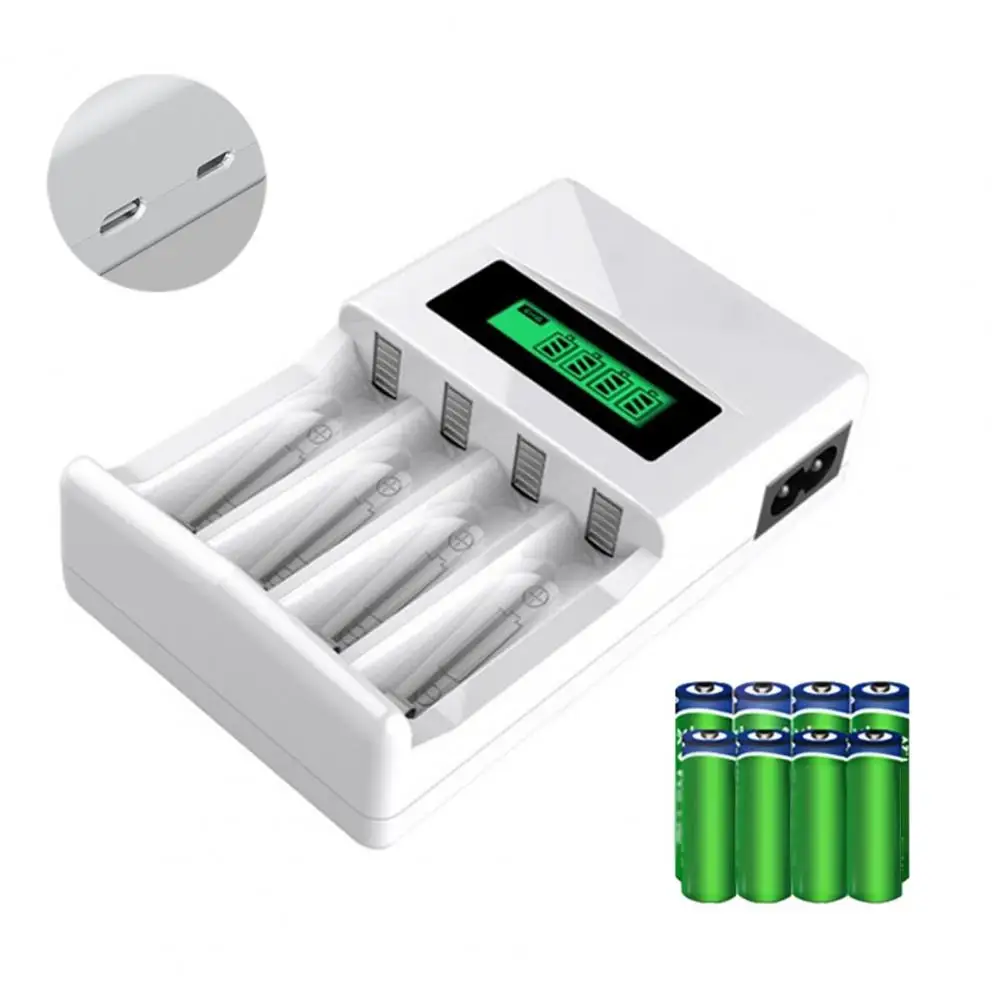 Powerful Individual Flame Retardant Safe Charge AA AAA Rechargeable Battery Charger Adapter Travel Supplies
Powerful Individual Flame Retardant Safe Charge AA AAA Rechargeable Battery Charger Adapter Travel Supplies