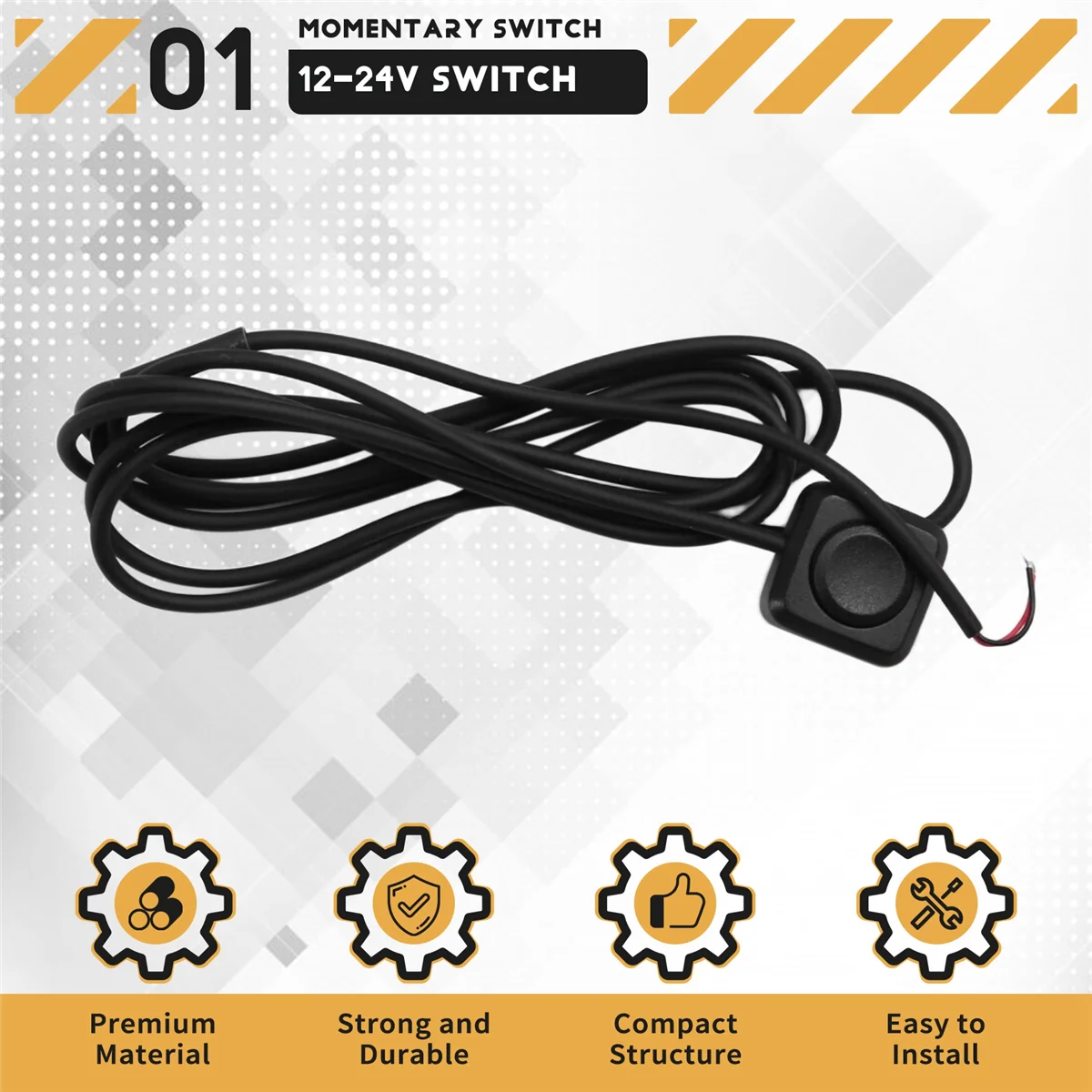 AA98 4pcs Moment Switch, Horn Buttons on/OFF, 0.5A -Mount Mini Switch for 12V-24V Car Horn, Industrial Control
AA98 4pcs Moment Switch, Horn Buttons on/OFF, 0.5A -Mount Mini Switch for 12V-24V Car Horn, Industrial Control