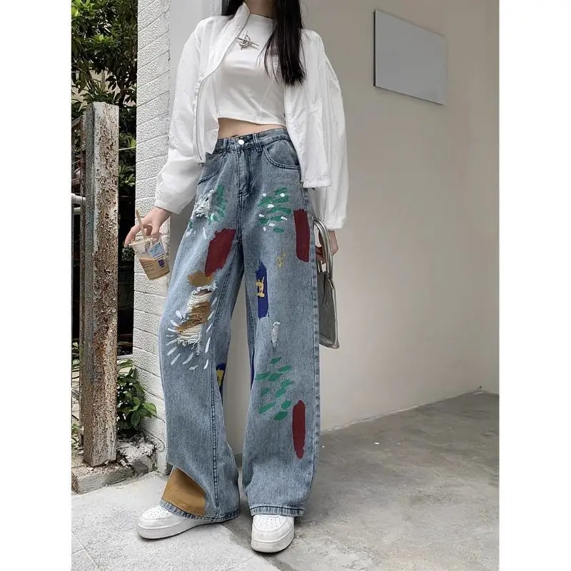 Женские джинсы с высокой талией, американская мода, брюки Y2k, тонкие студенческие женские брюки, шорты, женские джинсовые брюки
Женские джинсы с высокой талией, американская мода, брюки Y2k, тонкие студенческие женские брюки, шорты, женские джинсовые брюки