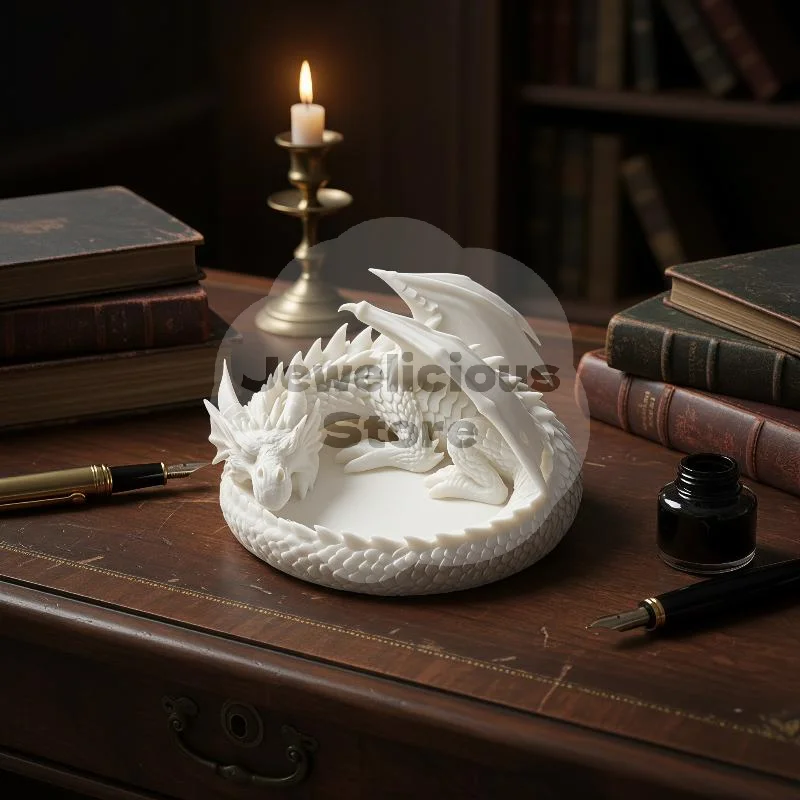 3D Printed Dragon Jewelry Tray Unique Desktop Organizer Waterproof Storage Holder for Key Trinket Entryway Housewarming Gift
3D Printed Dragon Jewelry Tray Unique Desktop Organizer Waterproof Storage Holder for Key Trinket Entryway Housewarming Gift