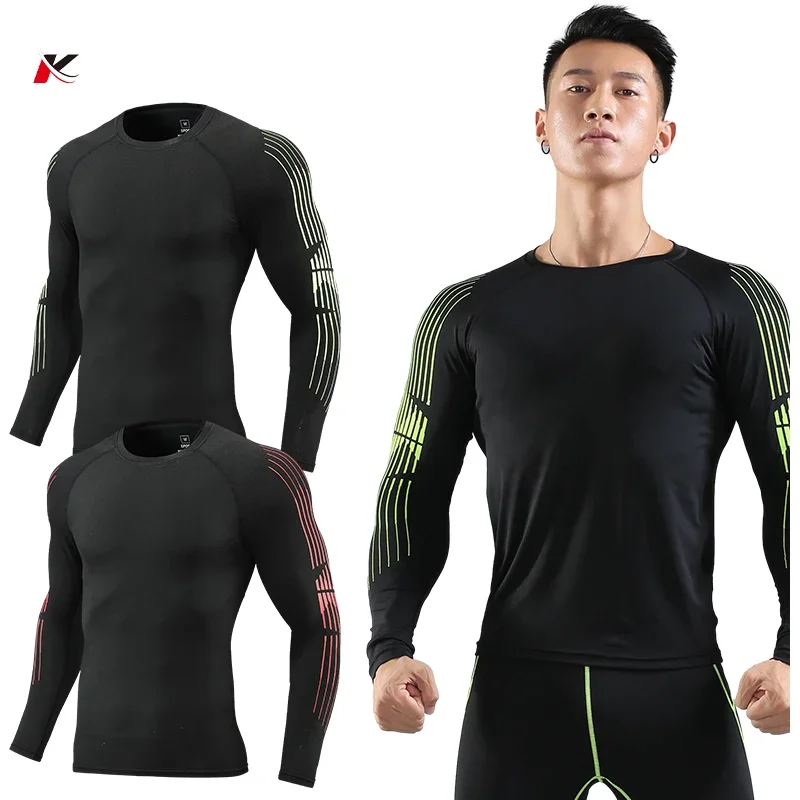 Gym Fitness T shirt Men's Long Sleeve Summer Jersey Legging Men Rashguard Compression Tights Quick Dry Tight T-shirts Men 731
Gym Fitness T shirt Men's Long Sleeve Summer Jersey Legging Men Rashguard Compression Tights Quick Dry Tight T-shirts Men 731