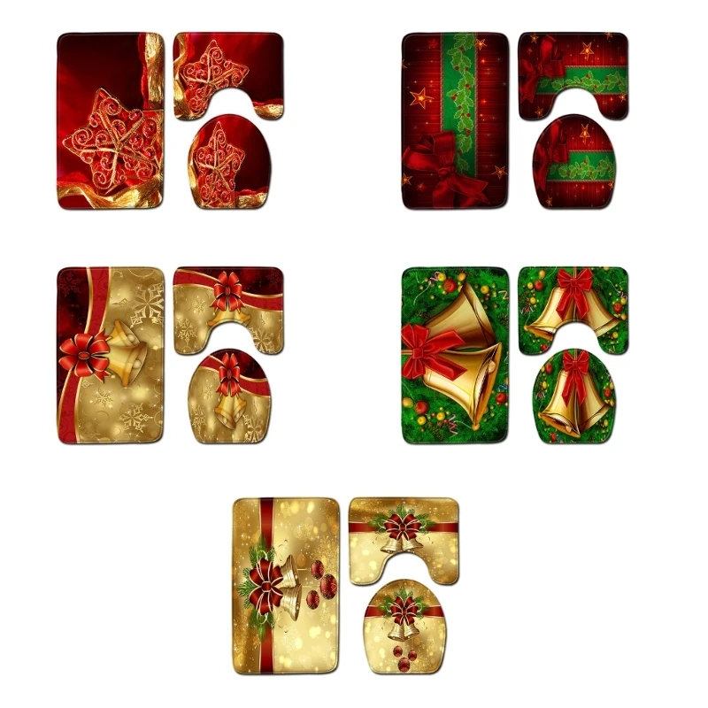 Holiday Bathroom Decor Set Christmas Toilet Cover, Mat, and Foot Pad Dropshipping
Holiday Bathroom Decor Set Christmas Toilet Cover, Mat, and Foot Pad Dropshipping