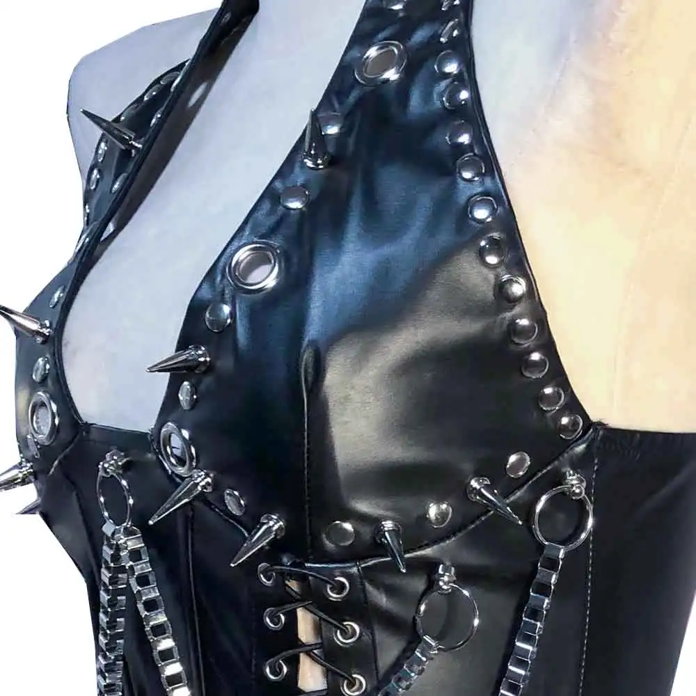 Goth Tops with Spikes Spiked Y2K T-shirt Harajuku Emo Clothing ALT Punk Rock Clothes Vkei Gothic Tank Grunge Eco Cyber Scene
Goth Tops with Spikes Spiked Y2K T-shirt Harajuku Emo Clothing ALT Punk Rock Clothes Vkei Gothic Tank Grunge Eco Cyber Scene