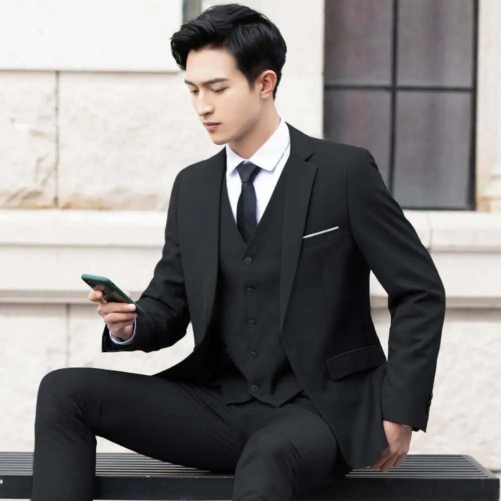 Suit Men's Jacket Korean Slim Fit Groomsman Suit Bridegroom Wedding Business Clothing Business Casual Small Suit
Suit Men's Jacket Korean Slim Fit Groomsman Suit Bridegroom Wedding Business Clothing Business Casual Small Suit