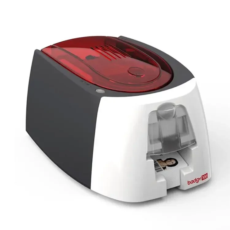Original Evolis Badgy200 card printer Edge-to-edge printing single or dual-sided affordable card printing solution
Original Evolis Badgy200 card printer Edge-to-edge printing single or dual-sided affordable card printing solution