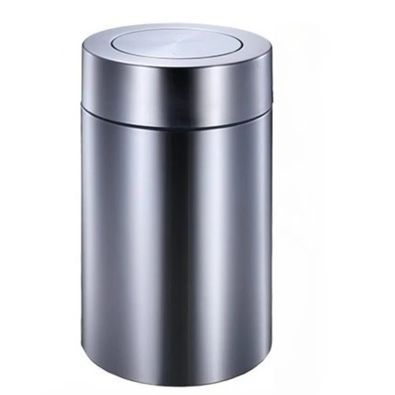 Stainless steel round shaking lid trash can large-capacity shopping mall hotel lobby uncovered direct throwing cylinder
Stainless steel round shaking lid trash can large-capacity shopping mall hotel lobby uncovered direct throwing cylinder