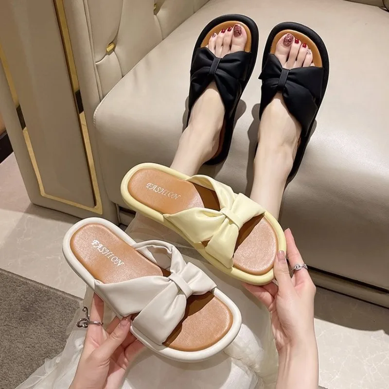 Lady Slippers Summer Casual Flat Open Toe Shoes Slides Women Elegant Beach Slipper Sandal Footwear Female Flipflop Zapatos Mujer
Lady Slippers Summer Casual Flat Open Toe Shoes Slides Women Elegant Beach Slipper Sandal Footwear Female Flipflop Zapatos Mujer