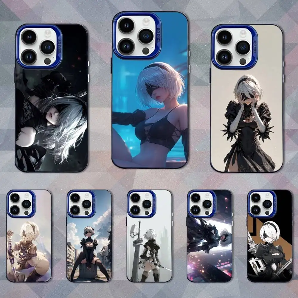 Game N-NieR A-Automata-2B Phone Case For iPhone 16,15,14,13,12,11,Mini,Pro,SE,MAX Blue Matte Silicone Cover
Game N-NieR A-Automata-2B Phone Case For iPhone 16,15,14,13,12,11,Mini,Pro,SE,MAX Blue Matte Silicone Cover