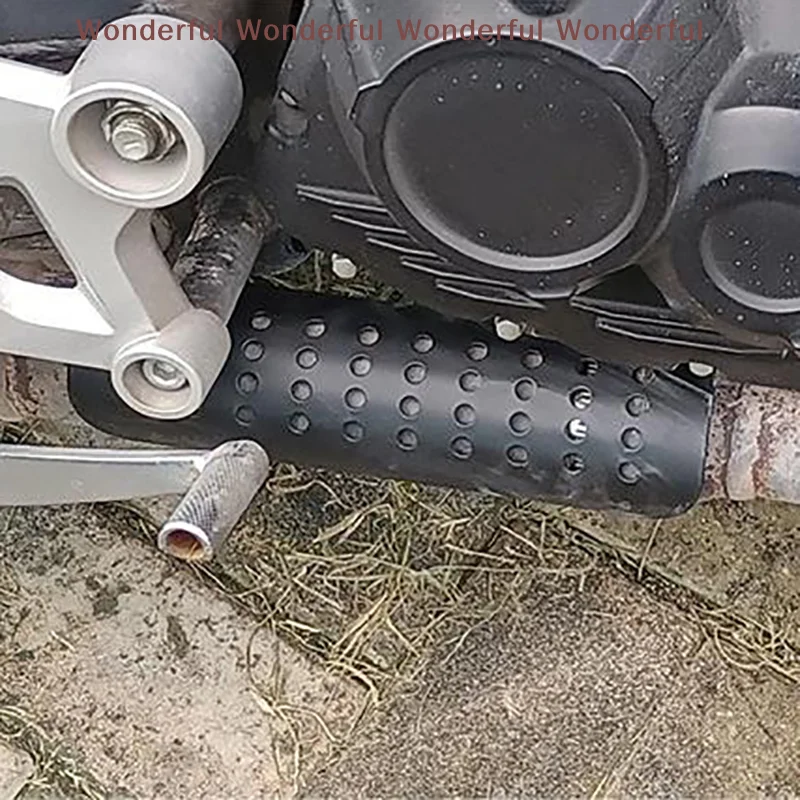 Robust Universal Motorcycle Heat Shield and Muffler Protector; Guard Accessory for Exhaust Pipes, Suitable for All Motorcycles.
Robust Universal Motorcycle Heat Shield and Muffler Protector; Guard Accessory for Exhaust Pipes, Suitable for All Motorcycles.