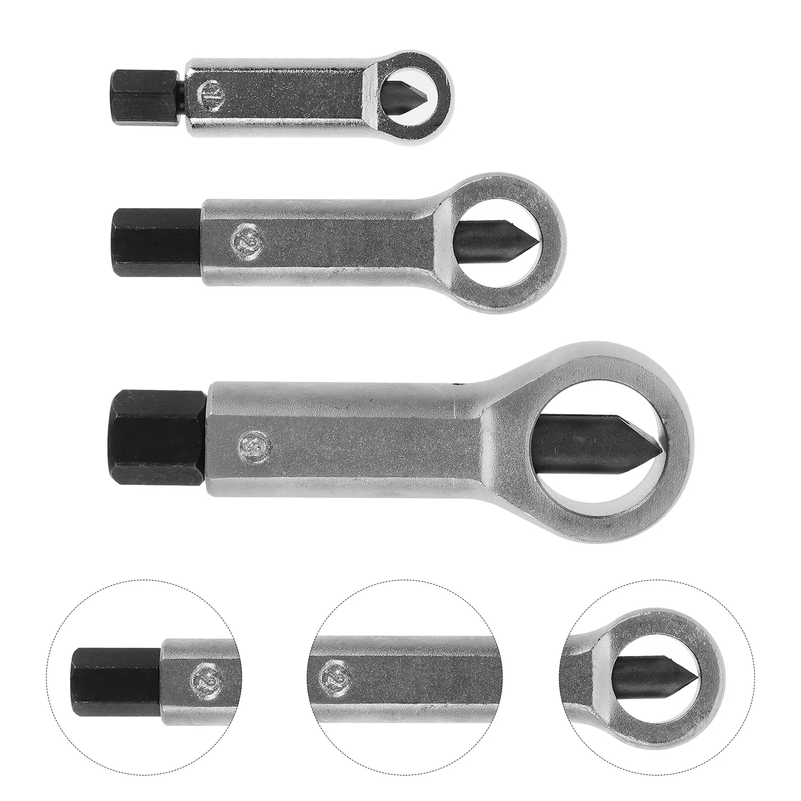 3 шт., инструмент-разветвитель для ржавых гаек, ручной экстрактор под давлением, удаление корончатой гайки, резак для болтов, средство для удаления застряхих гаек, разделение металла
3 шт., инструмент-разветвитель для ржавых гаек, ручной экстрактор под давлением, удаление корончатой гайки, резак для болтов, средство для удаления застряхих гаек, разделение металла