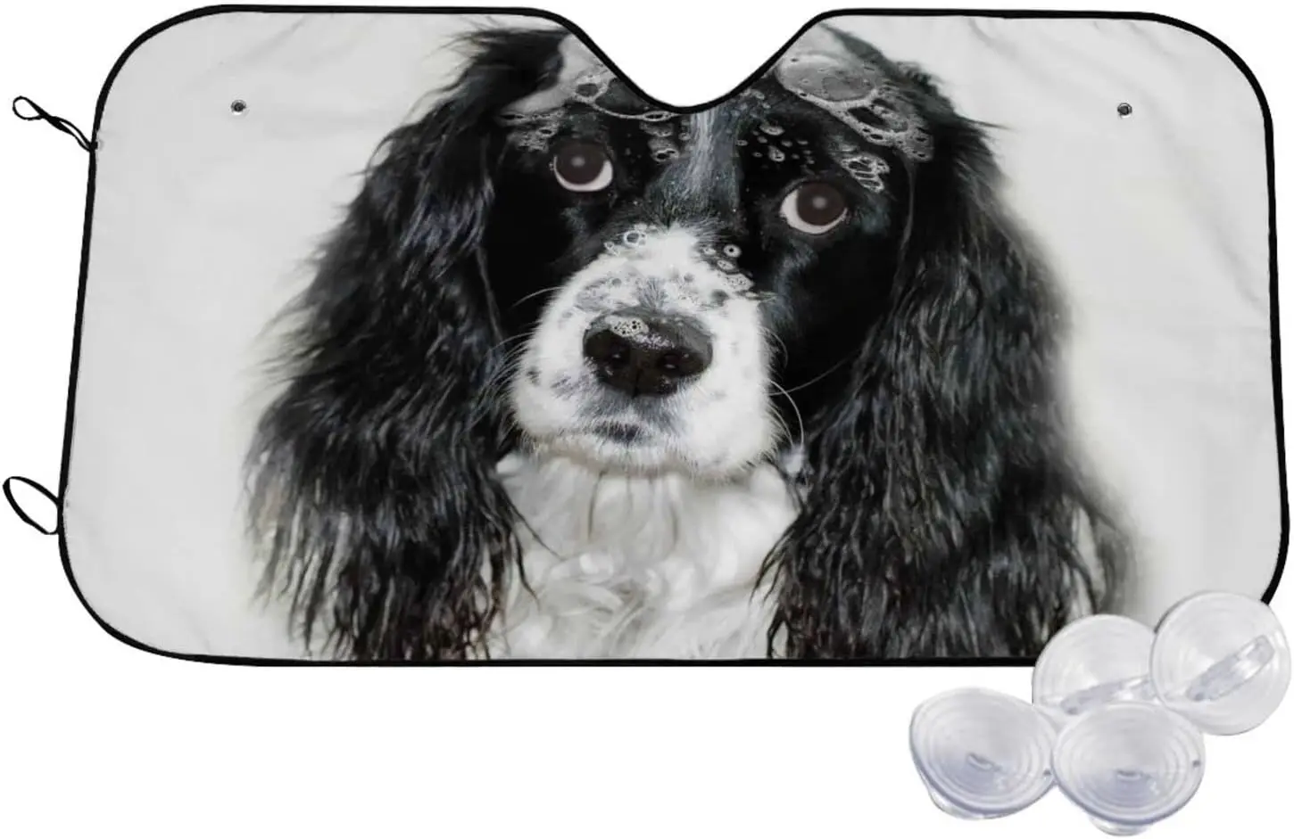 Милый солнцезащитный козырек Springer Spaniel для собак, солнцезащитный козырек для большинства седанов, внедорожник блокирует максимальные УФ-лучи и сохраняет ваш автомобиль крутым
Милый солнцезащитный козырек Springer Spaniel для собак, солнцезащитный козырек для большинства седанов, внедорожник блокирует максимальные УФ-лучи и сохраняет ваш автомобиль крутым