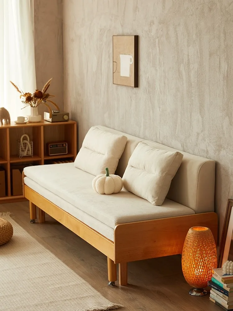 Solid wood sofa bed folding pull-out bed household living room dual-purpose small apartment new retractable bed sofa frame
Solid wood sofa bed folding pull-out bed household living room dual-purpose small apartment new retractable bed sofa frame