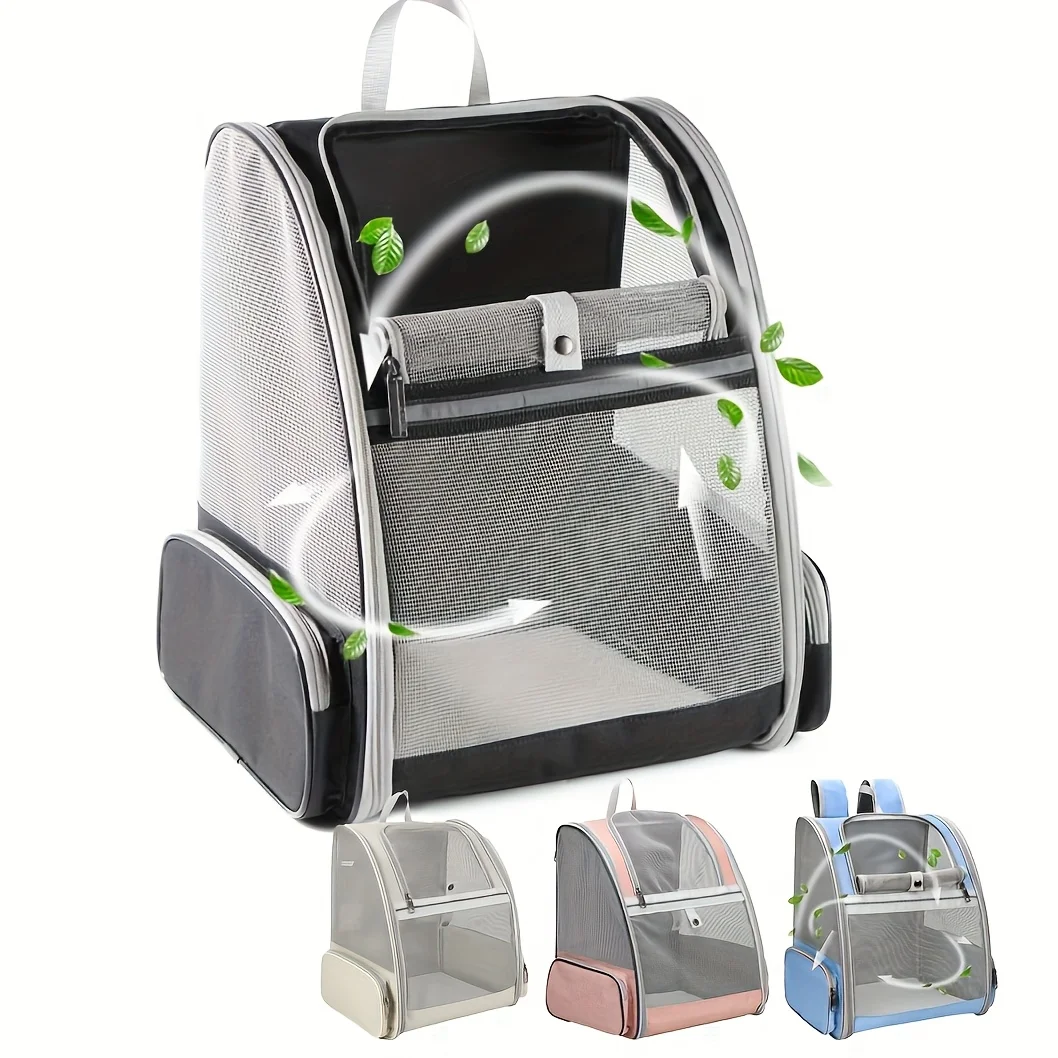 Foldable Ventilated Cat & Dog Carrier Backpack with Ventilation System & Harness System Suitable for Travel, Hiking, Car Rides - Carrier Suitable for Pets, Outdoor Carrier for Airplane, Train, Vehicle Use
Foldable Ventilated Cat & Dog Carrier Backpack with Ventilation System & Harness System Suitable for Travel, Hiking, Car Rides - Carrier Suitable for Pets, Outdoor Carrier for Airplane, Train, Vehicle Use