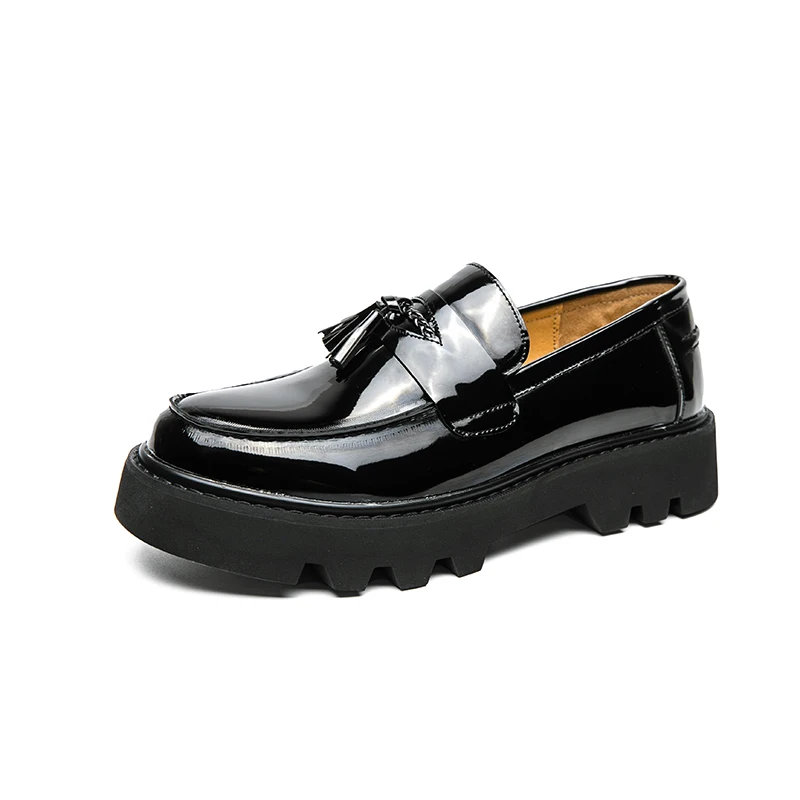 Men's Shoes Spring Platform Round Toe Leather Shoe Designer Shoes for Men Fashion Loafers High Quality Business Wedding Shoe New
Men's Shoes Spring Platform Round Toe Leather Shoe Designer Shoes for Men Fashion Loafers High Quality Business Wedding Shoe New
