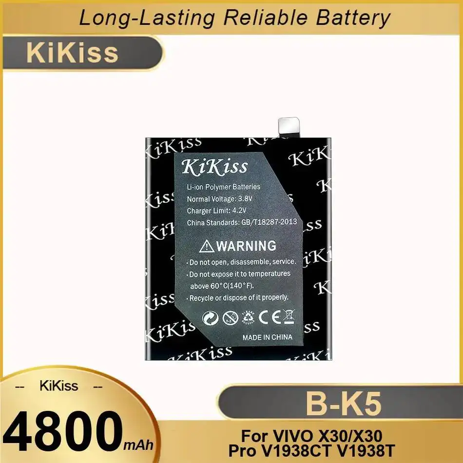 For Vivo X30 Pro V1938CT V1938T 4800Mah Mobile Phone Battery Safe High Performance B-K5
For Vivo X30 Pro V1938CT V1938T 4800Mah Mobile Phone Battery Safe High Performance B-K5
