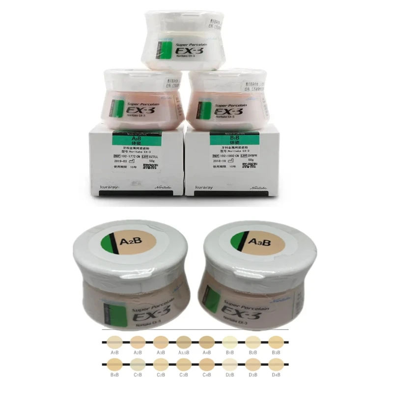 Dental Noritake EX-3 Super Cerami Porcelain Powder Material 50g For Dentistry Lab Tools
Dental Noritake EX-3 Super Cerami Porcelain Powder Material 50g For Dentistry Lab Tools