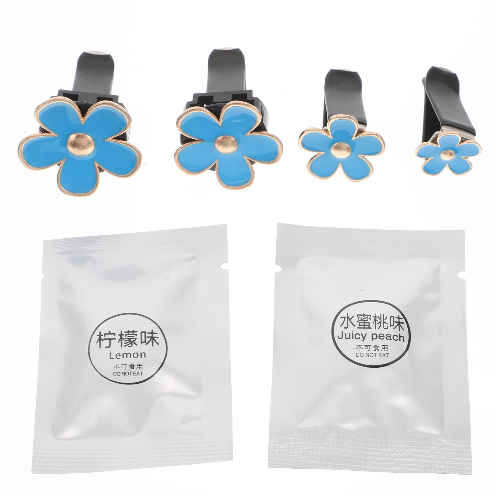 4pcs Little Daisy Perfume Air Freshener Blue Metal Vent Clips Flower Car Decoration Air Vent Diffuser Girly Car Accessories
4pcs Little Daisy Perfume Air Freshener Blue Metal Vent Clips Flower Car Decoration Air Vent Diffuser Girly Car Accessories