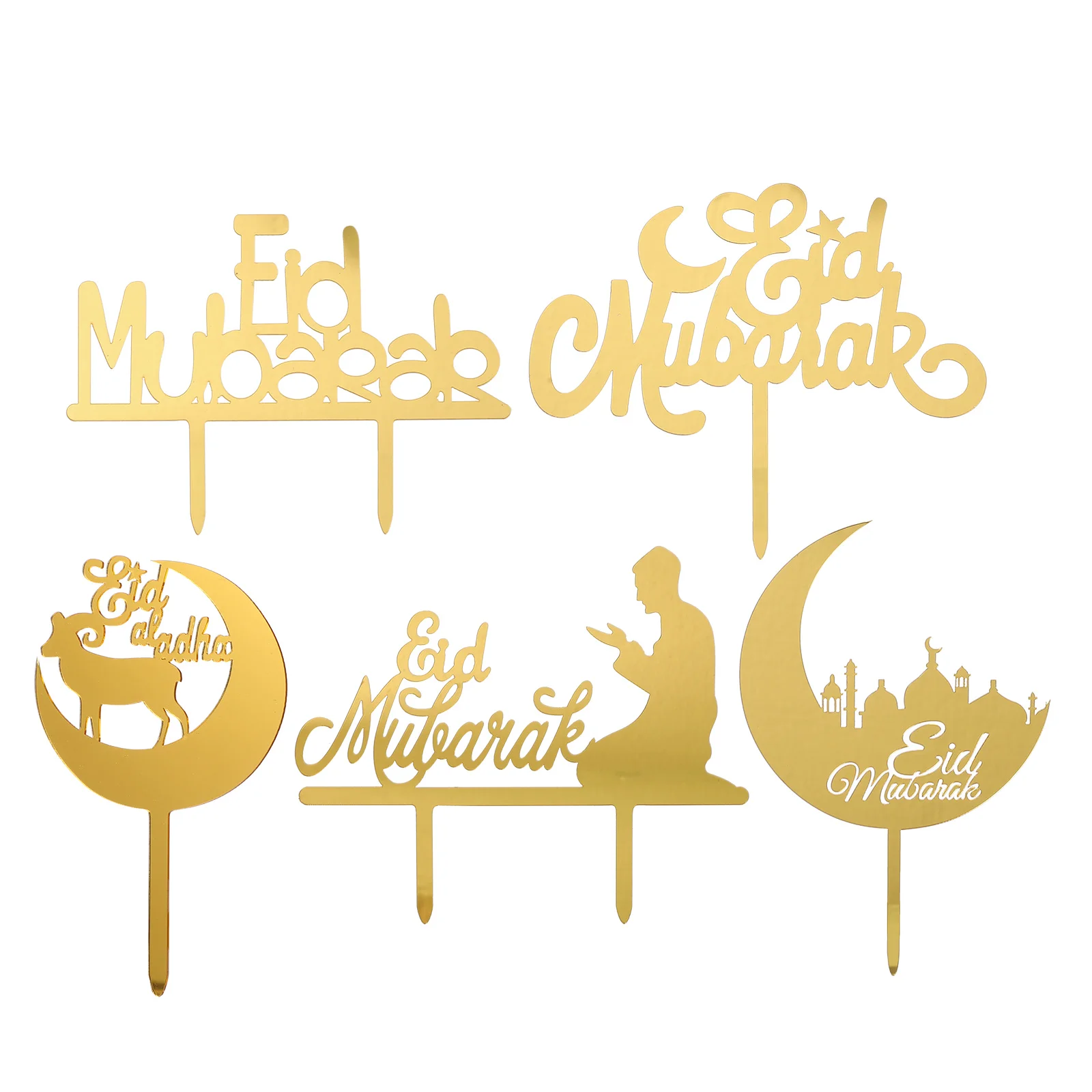10pcs Islamic Eid Mubarak Cake Toppers Acrylic Celebrative Party Cake Inserts Acrylic Cake Toppers Party Cake Supplies
10pcs Islamic Eid Mubarak Cake Toppers Acrylic Celebrative Party Cake Inserts Acrylic Cake Toppers Party Cake Supplies
